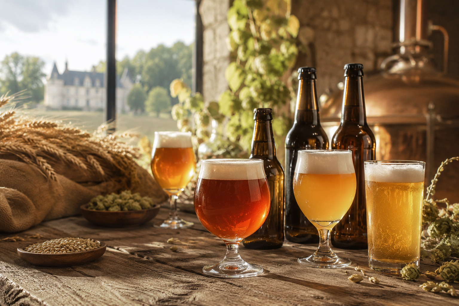 Bières artisanales de Touraine