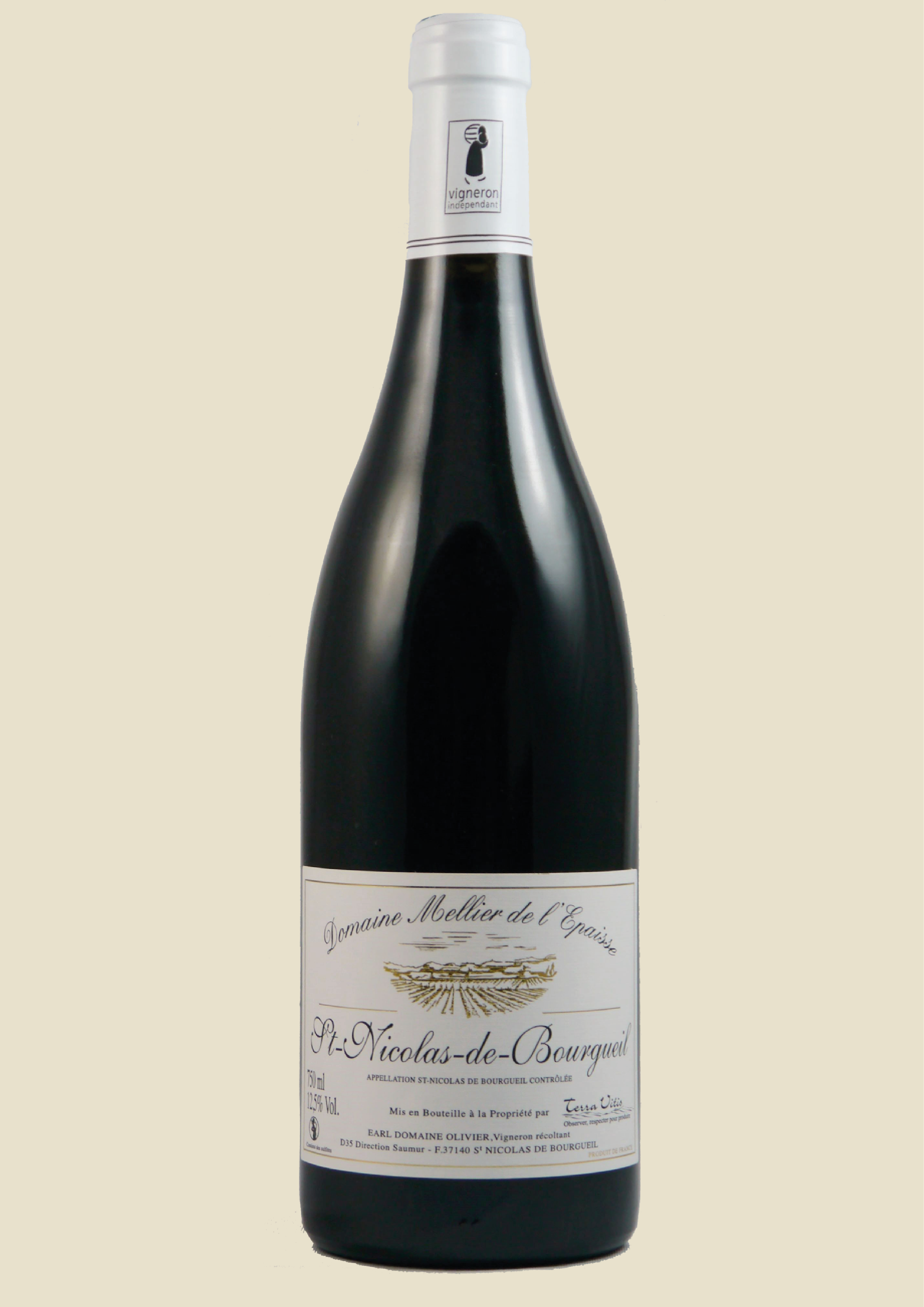 St Nicolas de Bourgueil AOP - Domaine Mellier de l'Epaisse - Olivier